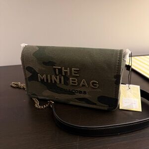 The Camo Jacquard Chain Mini Bag